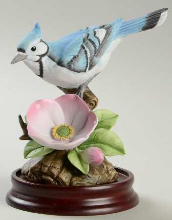 Sadek Bird Figurines Blue Jay - With Box 235