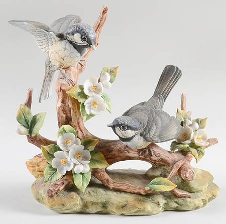 Sadek Bird Figurines Black-Capped Chickadee - No Box