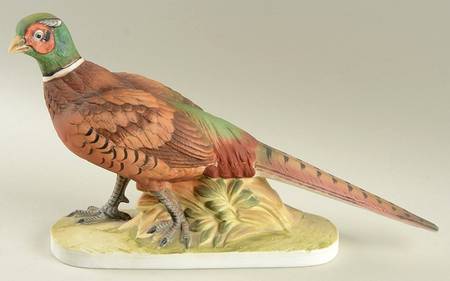Sadek Bird Figurines Ring-Necked Pheasant-Male - No Box