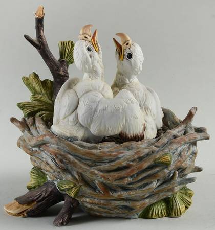 Sadek Bird Figurines Bald Eagle Eaglets - No Box