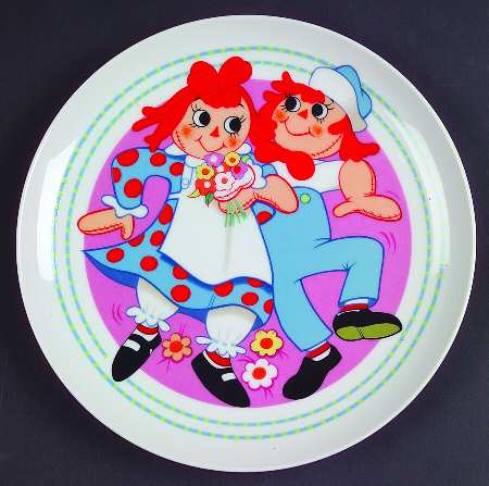 Raggedy Ann Annual Plate by Schmid