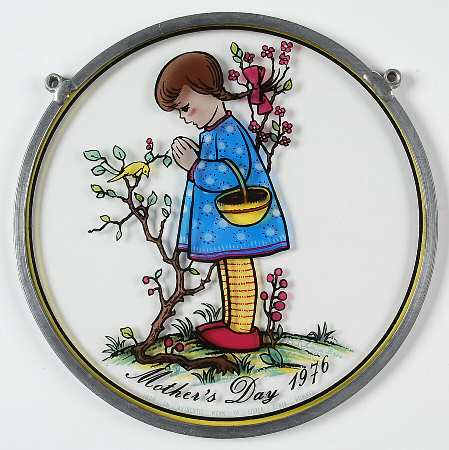Mother's Day Stained Glass Plaques by Schmid