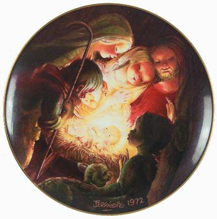 Ferrandiz Christmas Plates by Schmid