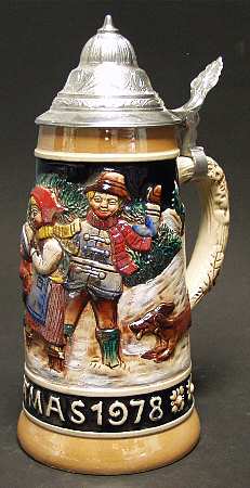 Christmas Stein by Schmid