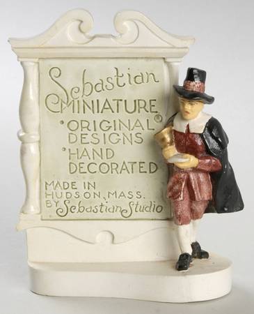 Sebastian Miniature Sebastian Dealer Plaque-Hudson - No Box