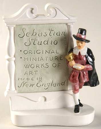 Sebastian Miniature Sebastian Dealer Plaque-New England - No Box