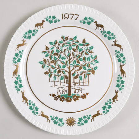 Spode Christmas Plate Holly And Ivy - No Box