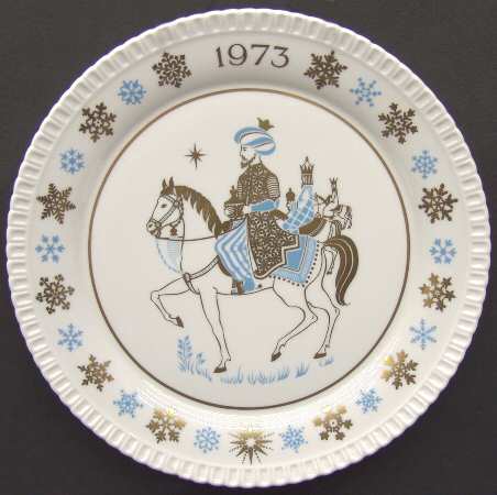 Spode Christmas Plate We Three Kings Of Orient - Boxed