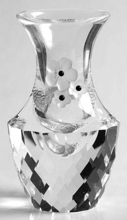 Exquisite Accents Vase-Frosted Flowers - Boxed