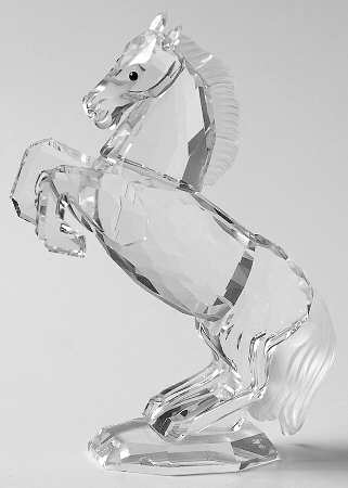 The Peaceful Countryside Stallion-White-Rearing Horse-Frosted Tai - Boxed