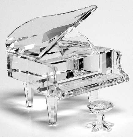 Crystal Melodies Grand Piano With Stool - Boxed