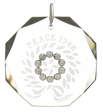 Swarovski Annual Ornaments Etched Wreath - No Box