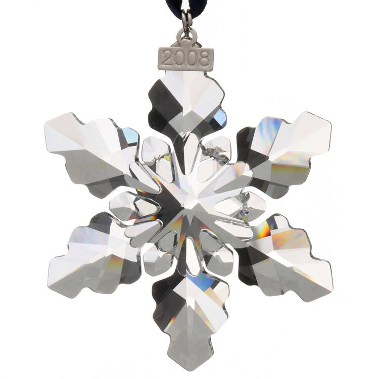 Swarovski Annual Ornaments 2008 Snowflake - Boxed