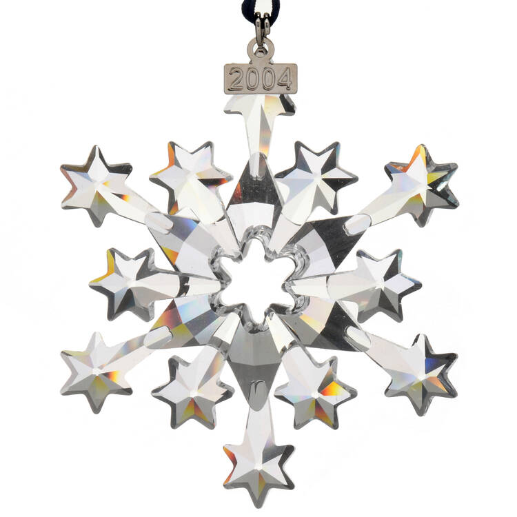 Swarovski Annual Ornaments 2004 Snowflake - Boxed
