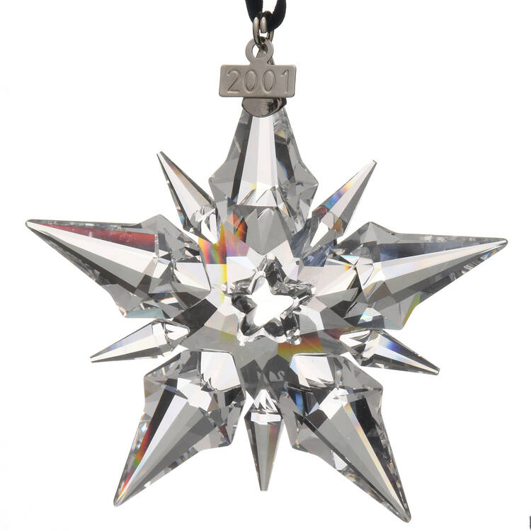 Swarovski Annual Ornaments 2001 Star - No Box