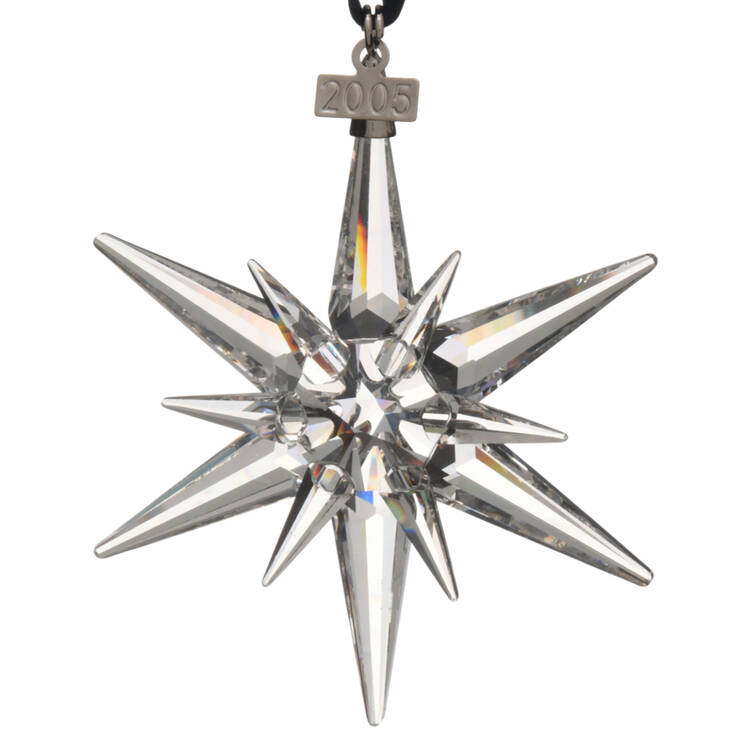 Swarovski Annual Ornaments 2005 Star - Boxed