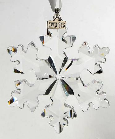 Swarovski Annual Ornaments 2016 Snowflake - No Box