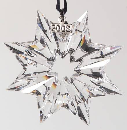 Swarovski Annual Ornaments 2003 Star - No Box