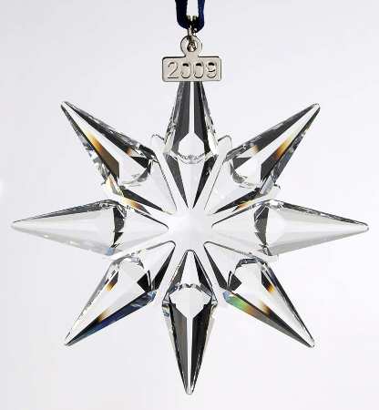 Swarovski Annual Ornaments 2009 Star - No Box