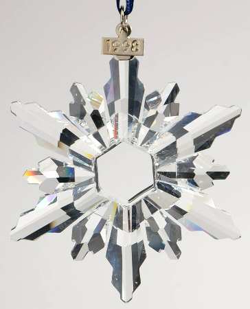 Swarovski Annual Ornaments 1998-Snowflake - Boxed