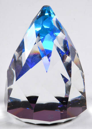Swarovski Paperweights Cone/Rio-Bermuda Blue - No Box