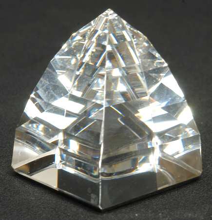 Swarovski Paperweights Pyramid-Large-Crystal Cal - No Box