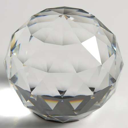 Swarovski Paperweights Round-Vitrail Light - Boxed