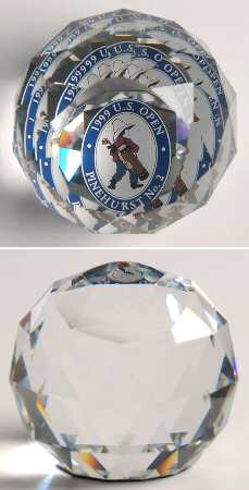 Swarovski Paperweights 1999 Us Open-Pinehurst No 2 - No Box