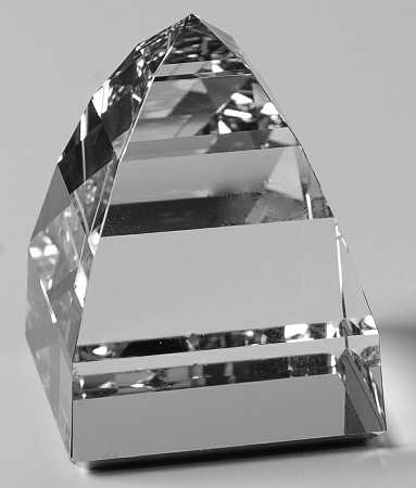 Swarovski Paperweights Pyramid-Small-Crystal Cal - With Box