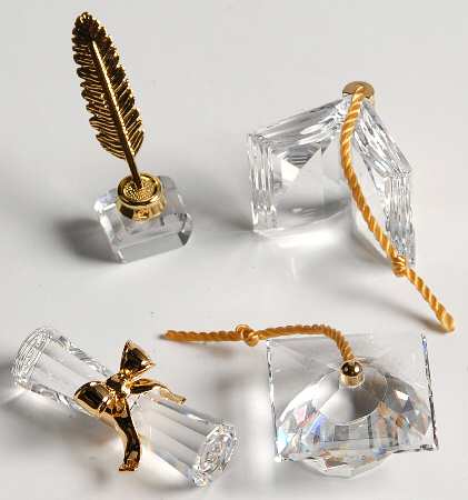Celebrations Graduation Gold-Set Of 4 - No Box