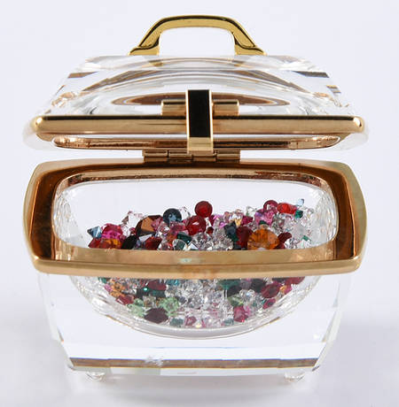 Secrets Beauty Case With Stones-Chest - With Box