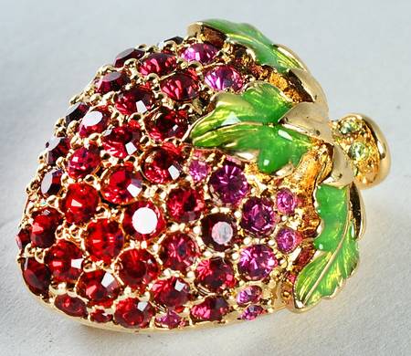 Brooches - Pins Strawberry Brooch - Boxed