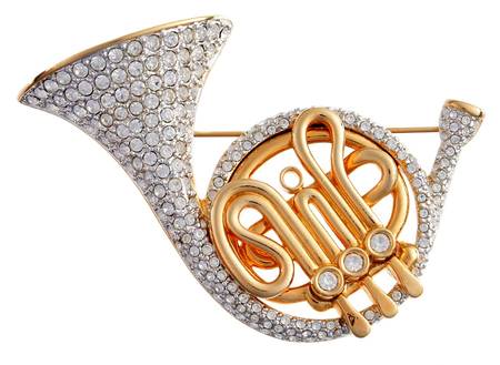 Brooches - Pins French Horn - No Box