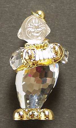 Crystal Memories Brooches Clown With Accordion - Boxed
