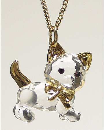 Crystal Memories Pendants Cat Pendant - No Box