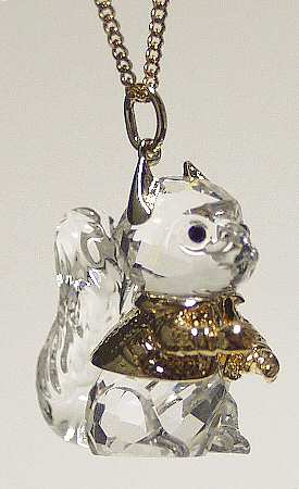 Crystal Memories Pendants Squirrel Pendant - Boxed