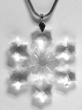 Rockerfeller Center Collection Mini Snowflake Pendant - No Box
