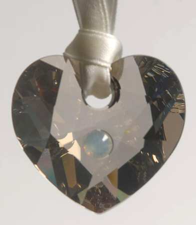 Swarovski Ornaments My Heart - Silver Shade - No Box