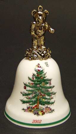 Annual Bell Ornament Teddy Bear - No Box