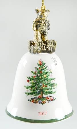 Annual Bell Ornament Teddy Bear - Boxed