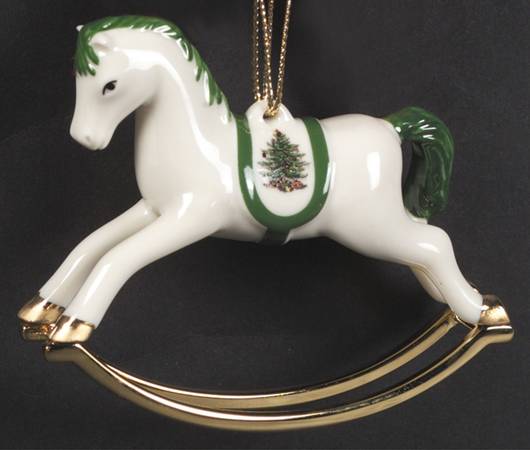 Christmas Tree Ornaments Rocking Horse - No Box