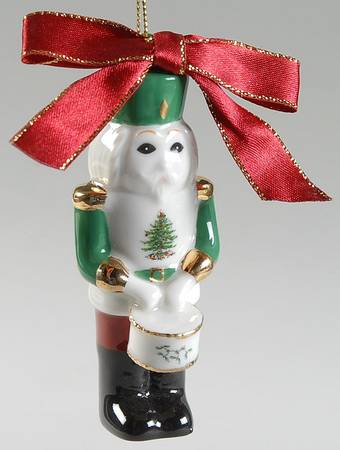 Christmas Tree Ornaments Nutcracker W/ Drum - No Box