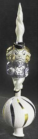 College Mascot Tree Topper by Slavic Treasures