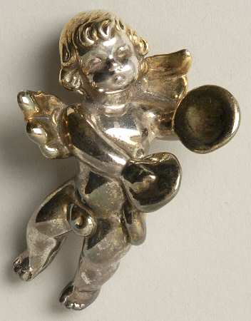 Sam Philipe Figurines Cherub W/ Cymbals - No Box