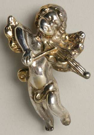 Sam Philipe Figurines Cherub W/ Violin - No Box
