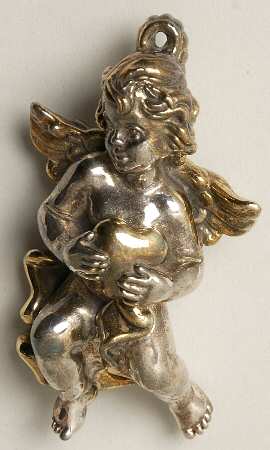 Sam Philipe Figurines Cherub W/ Heart - No Box
