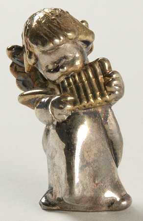 Sam Philipe Figurines Cherub W/ Accordian - No Box
