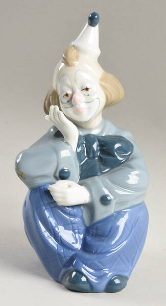 Paul Sebastian Figurines Thinking Clown - Boxed