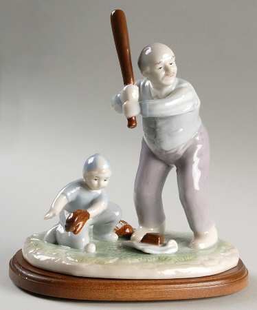 Paul Sebastian Figurines Up To Bat - Boxed