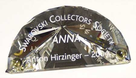 Collector Society Display Accessories Anna Plaque - No Box